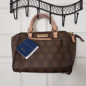 Adrienne Vittadini Signature Collection Medium Satchel. NWT.